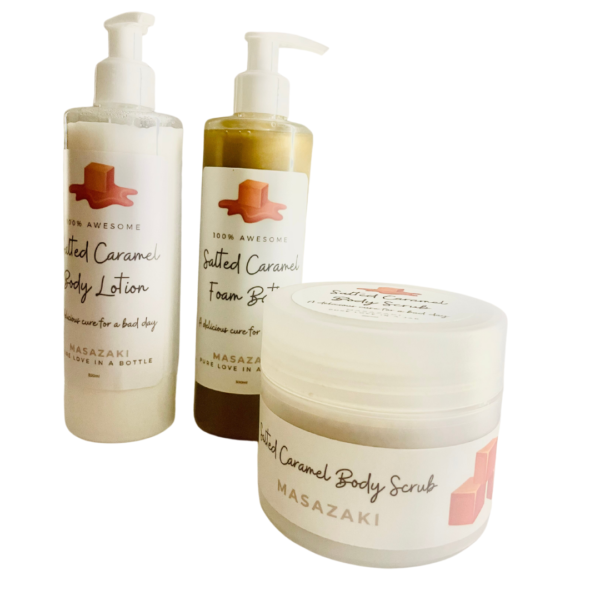 Σετ 3 τεμάχια - Salted Caramel Scrub, Lotion & Shower Gel